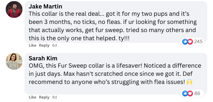 Fur Sweep Collar facebook reviews